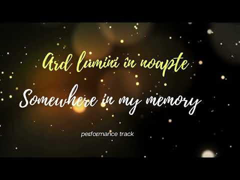 SOMEWHERE IN MY MEMORY - Ard lumini în noapte