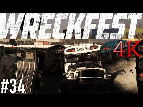 [Wreckfest Gameplay] Complete Career #34 Diesel and Destruction REPLAY 4K Without Comments