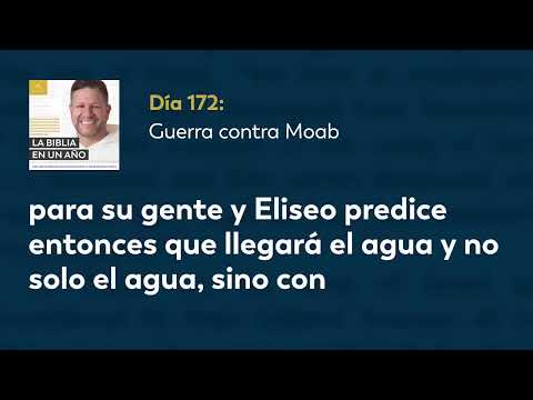 Día 172 - Guerra contra Moab - La Biblia en un Año