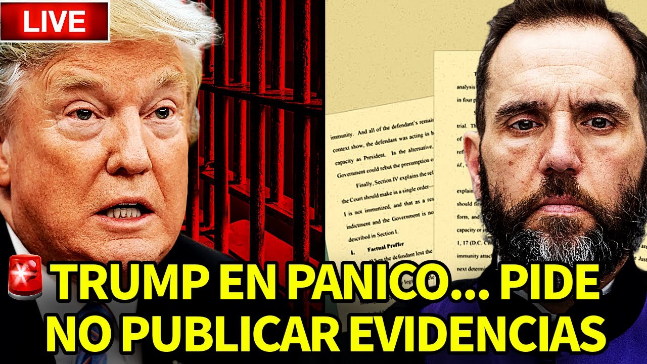 ULTIMA HORA: Trump en PANICO le pide al JUEZ que no publique las EVIDENCIAS