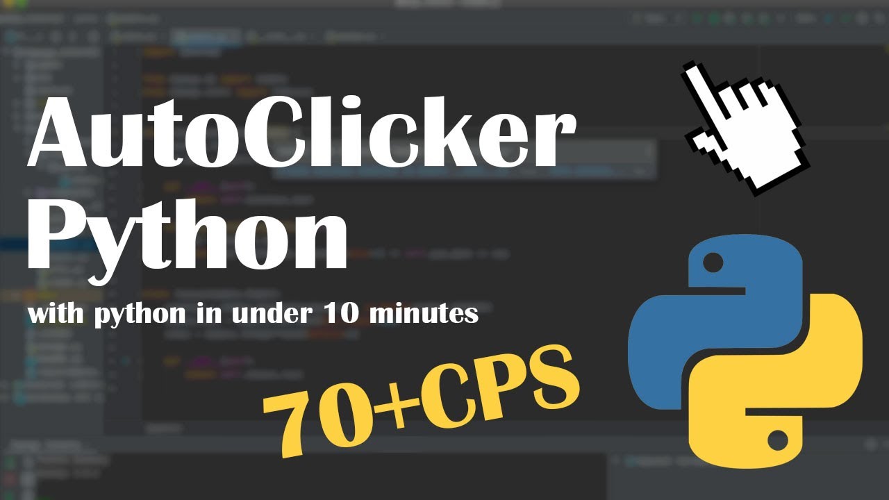 How to make an Autoclicker that gives 70+cps using python under 10 minutes.