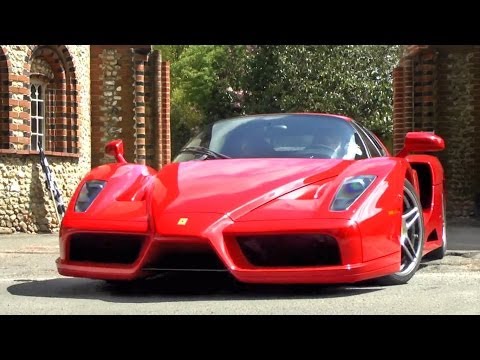 The LOUDEST CAR EVER! - Decatted Ferrari Enzo! (revs, accelerations and sounds)