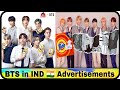BTS Collaboration With Indian Ads BTS Ads In Indian Television BTS On Indian TV