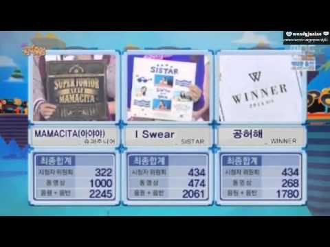 140922 SUPER JUNIOR - No.1 @ Music Core #MAMACITA