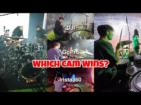 Drum Cam Showdown | GoPro vs DJI vs Insta360 (feat. Forrest Frank’s Drummer)
