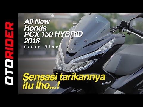 All New Honda PCX Hybrid 2018 First Ride | OtoRider