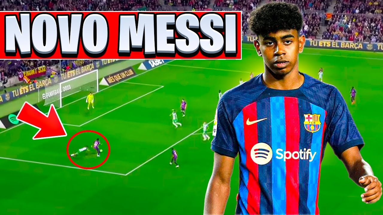 A NOVA JÓIA DO BARCELONA - LAMINE YAMAL