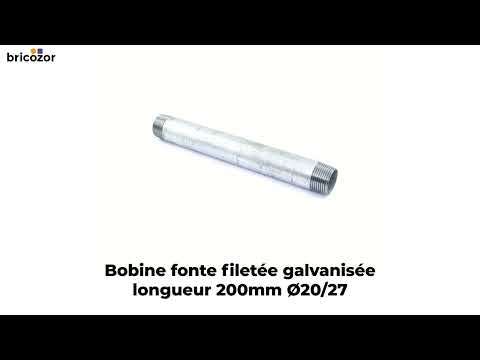 Bobine -fonte-  filetée galvanisée 200 mm CODITAL