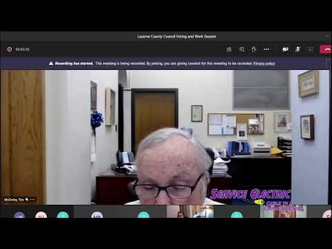 Luzerne County Council Meeting 12/8/2020