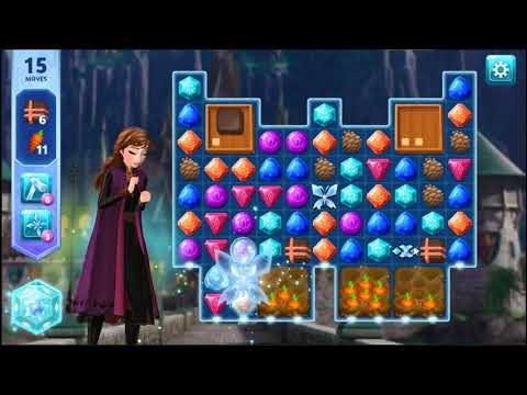 Disney Frozen Adventures Level 207 - NO BOOSTERS ❄️👸⛄ | SKILLGAMING ✔️