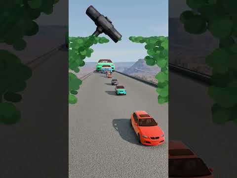 Extreme Hammer Test | Small vs Long Car#beamngdrive