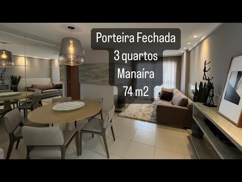 Apartamento 3 quartos mobiliado em João Pessoa/PB Manaíra R$ 645 mil