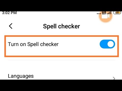 How to enable spell checker in redmi 4