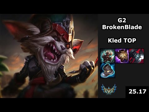 G2 BrokenBlade (Kled) vs (Aurora) - LEC Playoff training arc - EUW Challenger - Patch 25.17