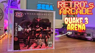 Online Quake 3 Arena for SEGA Dreamcast using DreamPI played on a Sony Trinitron Multiscan15sf.