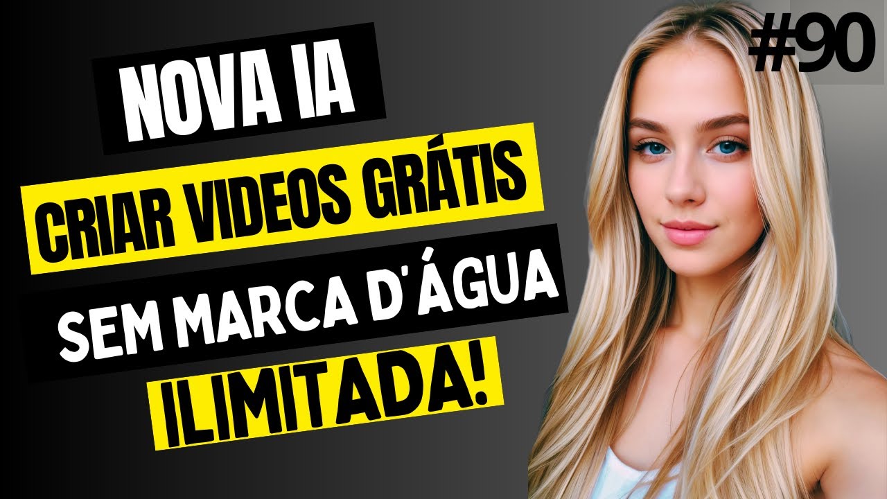 NOVA INTELIGENCIA ARTIFICIAL CRIE VIDEOS GRATUITOS SEM MARCA D'ÁGUA ILIMITADOS MAIS IA DE IMAGENS