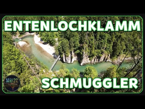 Ausflug zur Entenlochklamm zwischen Bayern und Tirol (Schmugglerweg Österreich - Deutschland)