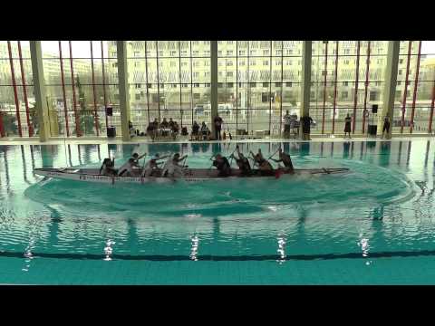 5. Hallescher Drachenboot Indoorcup - Rennen 01 - Die Jungen Heinrichs 1 vs. Flying Dutchman