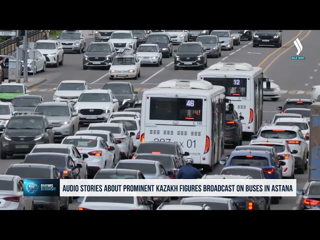 Audio stories about prominent Kazakh figures broadcast on buses in Astana