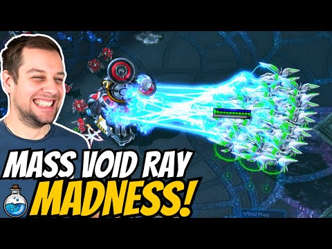 NOBODY can beat my MASS VOID RAYS! | StarCraft 2