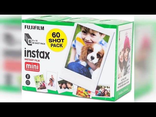 Vídeo relacionado con instax Mini Deco Film Bundle 26. Kit Película Instantánea instax. Total 30 Fotos. Contiene 3 Cargas de 10 Fotos Cada una: 1 Confetti, 1 Mermaind Tail y 1 Spray Art.