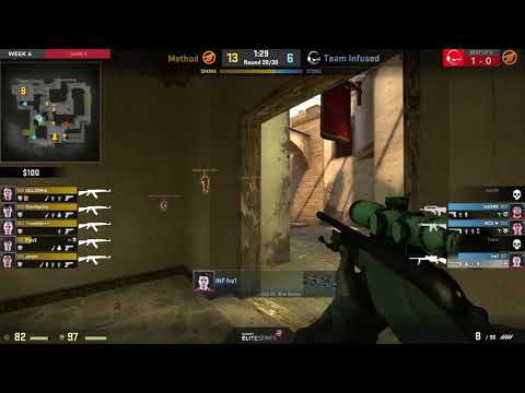 Method Puls3 double kill vs Team Infused