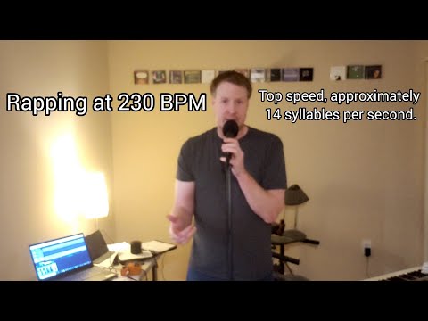Very Fast Rap 230 BPM (Higher Quality Audio) Mission Man Playing a Little Basketball Hyperspeed