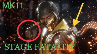 Mortal Kombat 11  SCORPION STAGE FATALITY