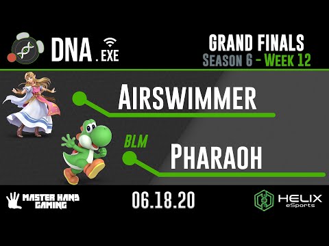 DNA.EXE S6:W12 - Airswimmer (Zelda) Vs. BLM | Pharaoh (Yoshi) - Grand Finals