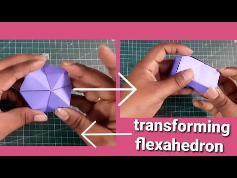 #Amazing Origami Magic Transforming Flexahedron | Easy Origami Tutorial