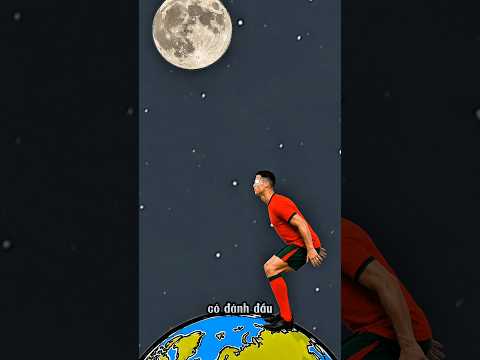 Liệu Ronaldo Cao 360.000km Có Thể Đánh Đầu Được Mặt Trăng? #shorts