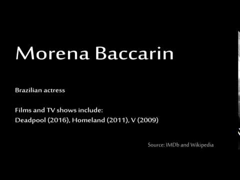 How to pronounce - Morena Baccarin