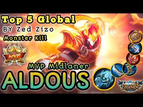 Hyper Aldous WinRate 82,8% (S17) Midlaner Top Global BY Zed Zizo Gameplay - Mobile Legends