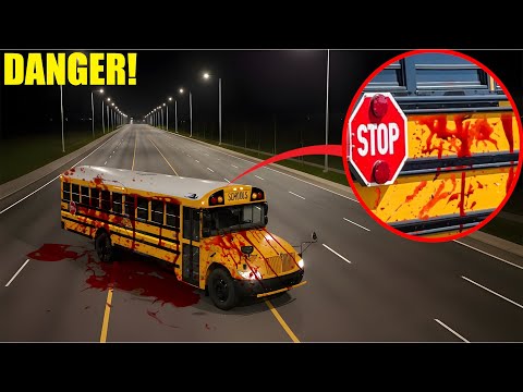 If you ever see this Haunted Ghostly School Bus, Drive away fast! (Short Film)