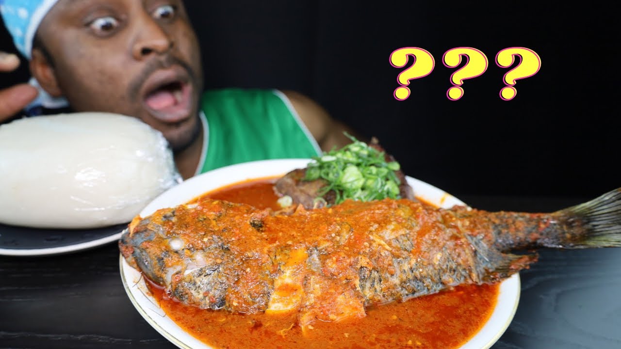 Asmr Big Tilapia Fish,Wagyu Beef Peppersoup.Took Titi my Love on a date,Singing and Dancing for her.