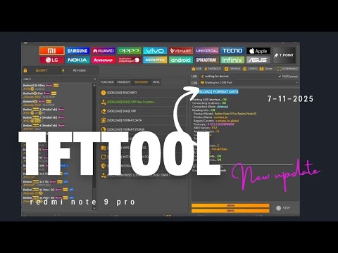 Redmi note 9 pro FRP|| TFT Free Tool -2025💥