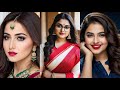 4K AI ART Indian Fashion Showcase Emma033 Pixcelvibe Lookbook Model Fashion Aiart Vertical
