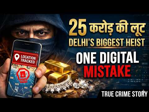 25 करोड़ की लूट | Delhi's Biggest Heist | One Digital Mistake | True Crime Story