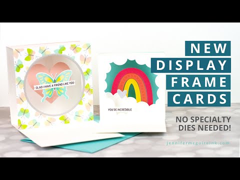 New Display Frame Cards - No Specialty Dies Needed!
