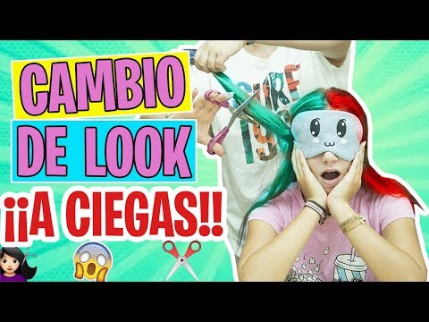 Cambio de look 💇¡¡A CIEGAS!! 😱// Familukis