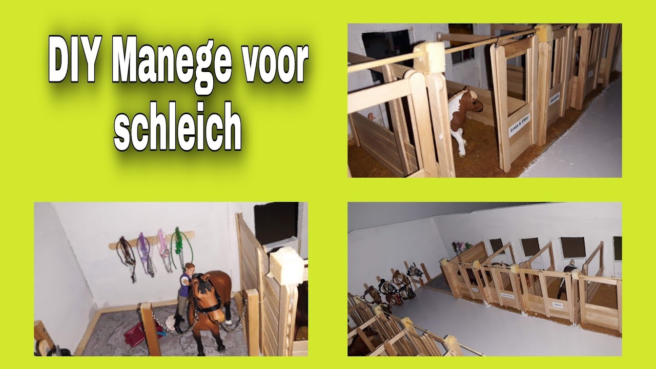 DIY Manege voor schleich paarden