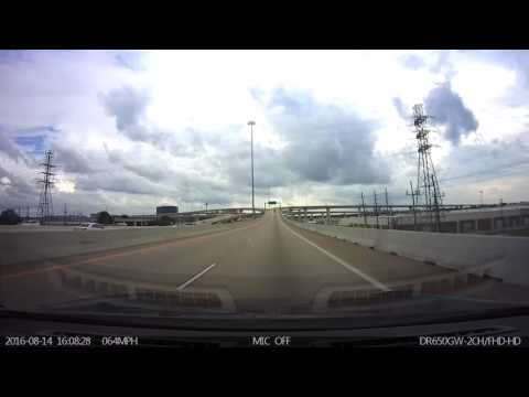 Tesla Autopilot Navigating a Freeway Interconnecting Ramp