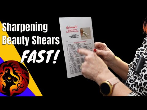 How to Sharpen Hair Scissors in Just 9 Minutes |...