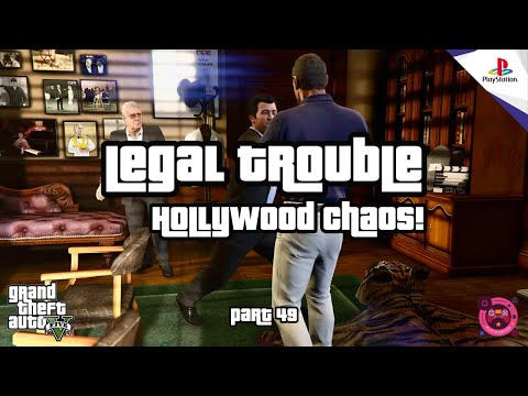 GTA 5 - Legal Trouble Mission | PS5 4K Gameplay Walkthrough | Part 49 ✈️🔥🎬 #gtav #gaming #ps54kgame