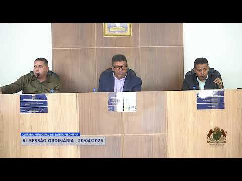 6ª SESSÃO ORDINÁRIA - 10/04/2026