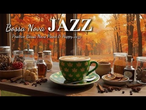 Sunset Autumn Café 🌅 Smooth Jazz & Bossa Nova – Equinox Ember