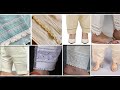 Salwar poncha design pak india fashion ideas || plated & lace shalwar poncha design ideas.