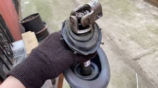 Audi b8.5 A4 intermediate steering shaft swap.