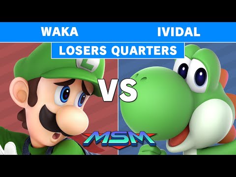 MSM Online 2 - Waka (Luigi) Vs Ividal (Yoshi) Losers Quarters - Smash Ultimate