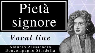 Pietà signore (A.A.B.Stradella) Karaoke /Vocal line with piano accompaniment
